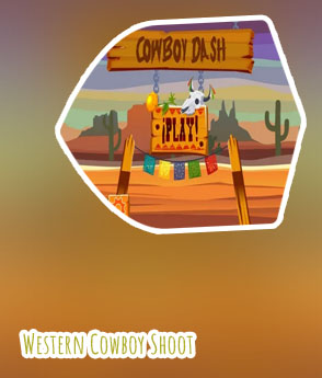 Cowboy shooting game